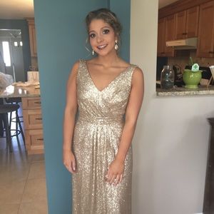 Gold Sequin Gown